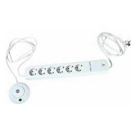 Presa Multipla 6-Fold 1,5mt con Schalter Bianco