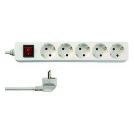 Presa da Tavolo 5-Fold 3,0mt con Interruttore Bianco