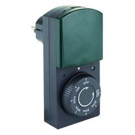 Presa Temporizzata IP44 Nero/Verde