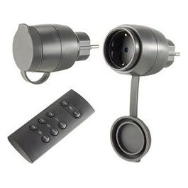 Radio Switch Set 2  1 Mini Outdoor Nero