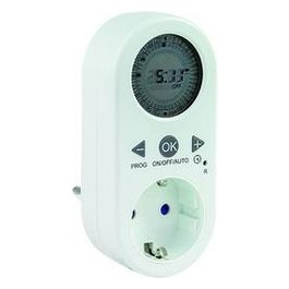 Timer Digital con Display Lcd Bianco