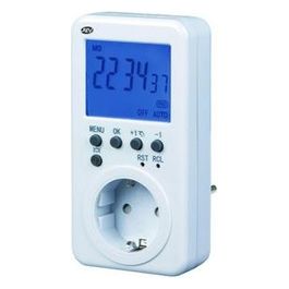 Timer Digitale Professionale Bianco con Display
