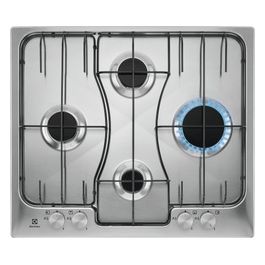 RGG 6242 LOX Piano Cottura a Gas 4 Fuochi CrossCook Bruciatore Tripla Corona 60 cm Acciaio Inox