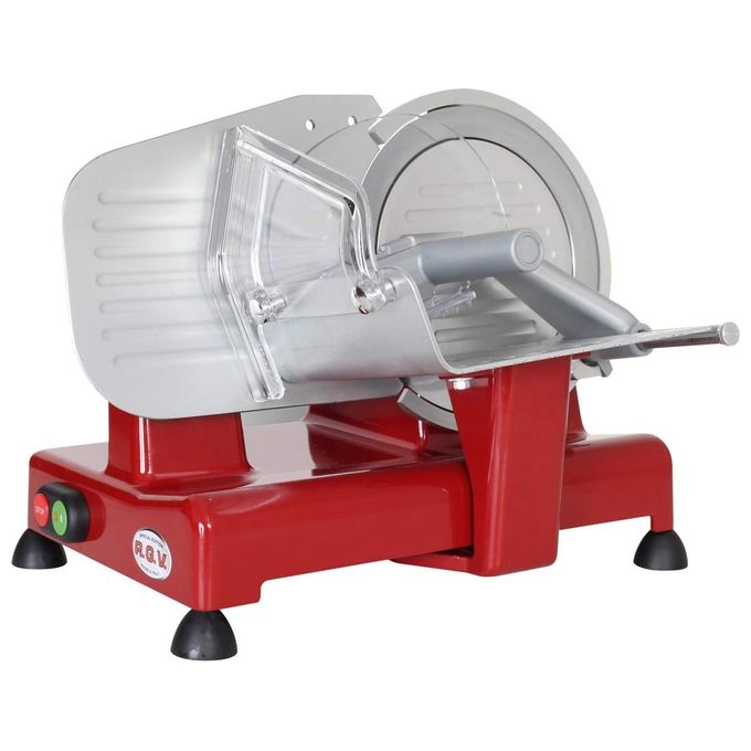 Image of RGV Luxor 20 Affettatrice 110W; Argento- Rosso Rosso Luxor 20 cm Single