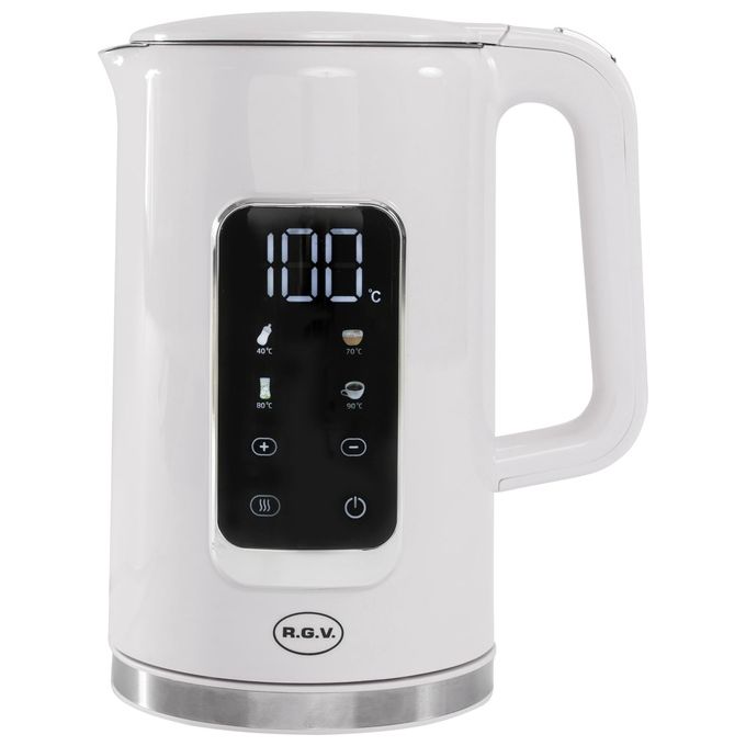 RGV Bollitore Elettrico Touch con Opzioni Preimpostate per Bevande Controllo Digitale Capacita' 1.7 Litri