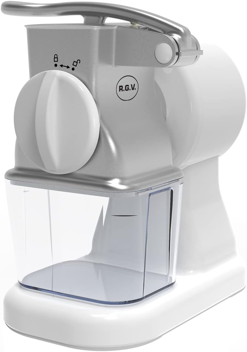 Grattugia Elettrica Reber 9250NS - Rullo In Acciaio, 140W, Funzionamento Continuo, Colore Silver