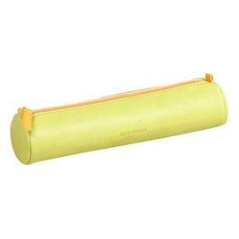 Astuccio Rotondo Similpelle Verde Anice