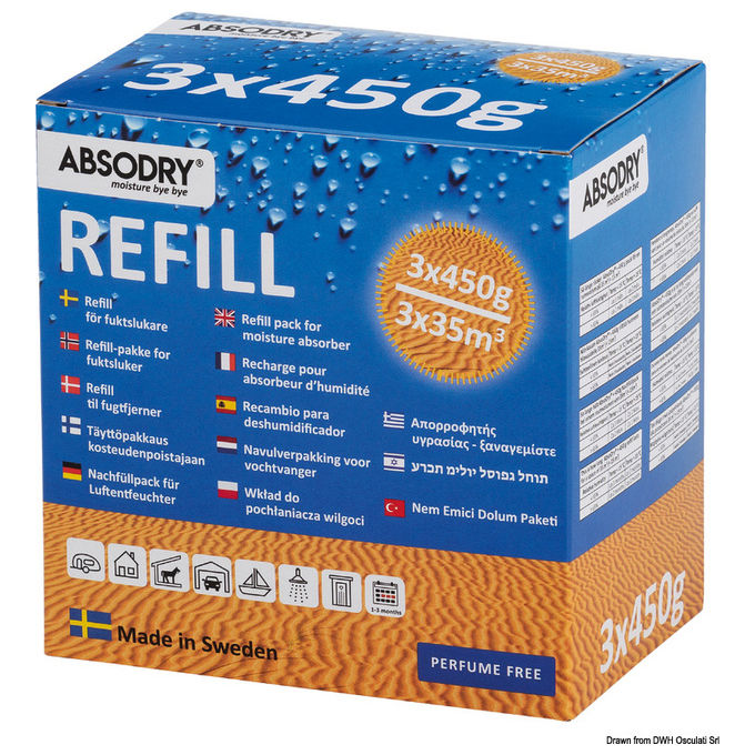 Image of Ricarica Absodry Classic 3 X 450gr Osculati