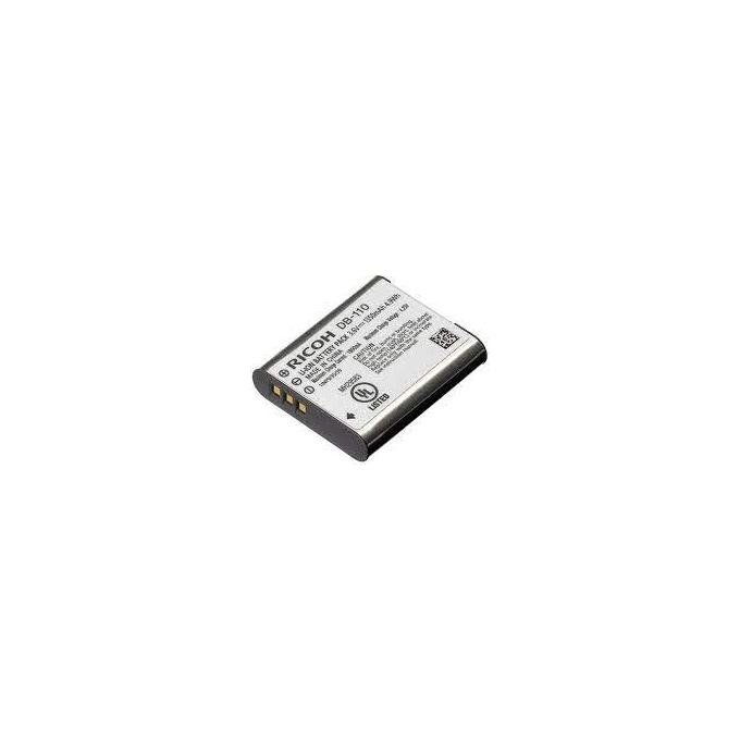 Ricoh 37838 DB-110 Batteria agli ioni di litio per fotocamera compatibile con Ricoh GR III colore Grigio