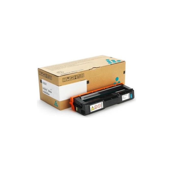 Ricoh 407717 Cartuccia Toner Originale Resa 6000 Pagine colore Ciano