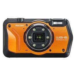 Ricoh WG-6 Fotocamera Compatta 20Mpx CMOS 3840x2160 Pixel 1/2,3" Nero/Arancione