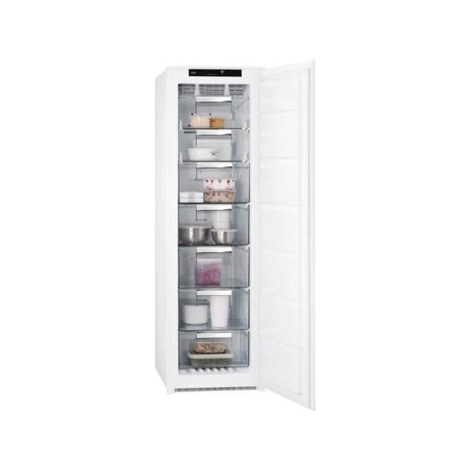 [RICONDIZIONATO] AEG ABE818F6NS Congelatore Verticale Capacita' 204 Litri Classe energetica F No Frost Display Digitale 177,2 cm Bianco