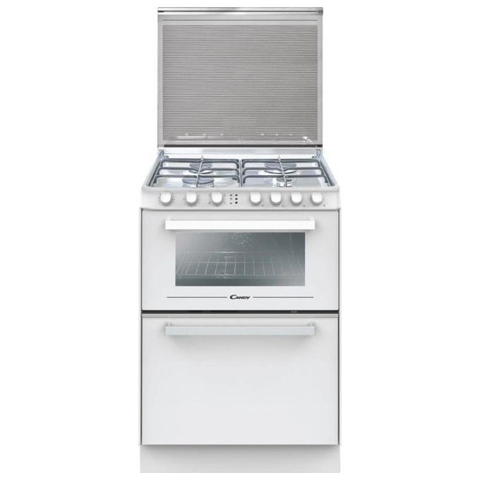 [RICONDIZIONATO] Candy TRIO 4GWNT/1 Cucina a Gas 4 Fornelli Forno Combinato Bianco