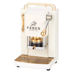 [ComeNuovo] Faber Pro Mini Deluxe Macchina da Caffe 44mm Selezione Pure White Ottone