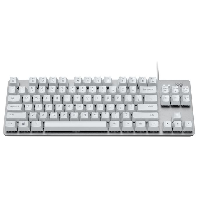 [RICONDIZIONATO] Logitech K835 TKL Tastiera Usb TTC Red Bianco/Argento