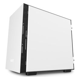 [ComeNuovo] NZXT H210 - Case da gioco per PC Mini-ITX - Porta Tipo C USB I/O frontale - Pannello laterale in vetro temperato - Compatibile con il raffreddamento a Liquido - Staffa per il radiatore