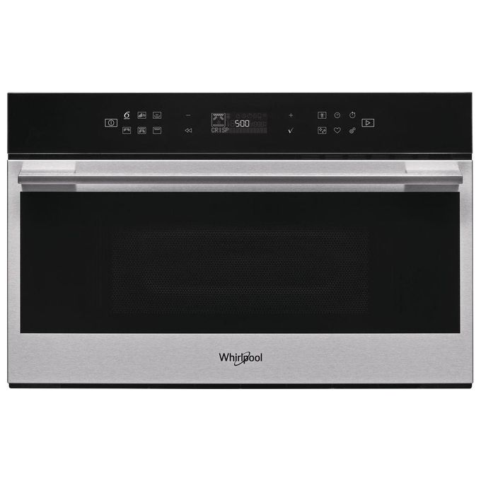 [RICONDIZIONATO] Whirlpool W7 MD440 Forno a Microonde Combinato da Incasso con Grill Capacita' 31 Litri Potenza 1000 W Funzione DualCrisp Steam Jet Start DeFrost Display LCD Acciaio Inox
