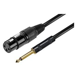RDM C76 Cavo Microfono Nero