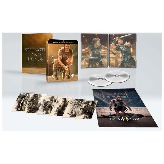 Ridley Scott Il Gladiatore II Steelbook 4K UHD Blu-ray