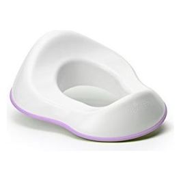 Riduttore Wc Bianco/Lilla Resina 13,8x30x36 Cm