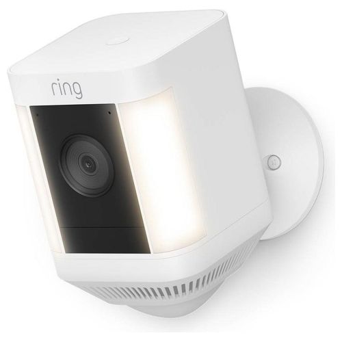Ring Spotlight Cam Plus Battery Bianco