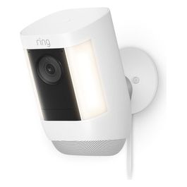 Ring Spotlight Cam Pro Plug-In Telecamera di Sorveglianza Connessa in Rete per Esterno Colore Giorno e Notte 1080p Audio Wi-Fi