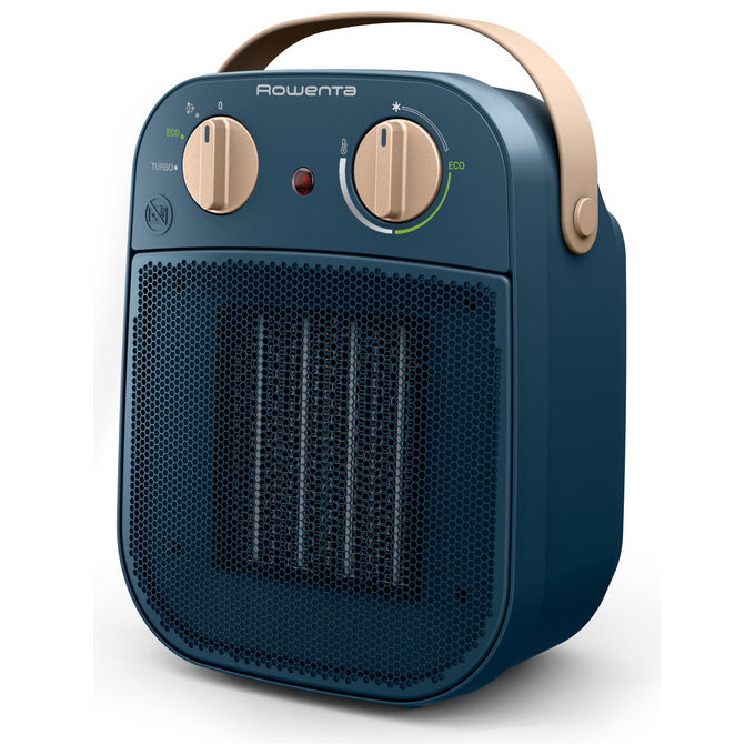 Rowenta SO8230F0 My Nomad Riscaldatore ambiente elettrico con ventilatore 1800 W per stanze fino a 25 m² termostato regolabile 3 velocita' colore Blu