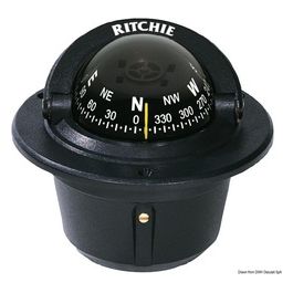 Ritchie navigation Bussola Ritchie Explorer 2''''3/4 incasso nera/nera 