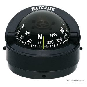 Ritchie navigation Bussola Ritchie Explorer 2''''3/4 esterna nera/nera 
