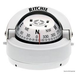 Ritchie navigation Bussola Ritchie Explorer 2''''3/4 esterna bianco/banco 