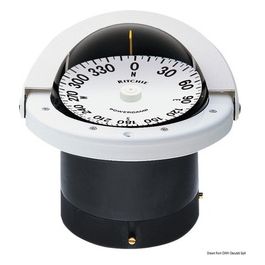 Bussola Ritchie Navigator 4''''1/2 incasso bianca/bianca 