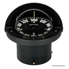Bussola Ritchie Wheelmark 4''''1/2 incasso nera/nera 