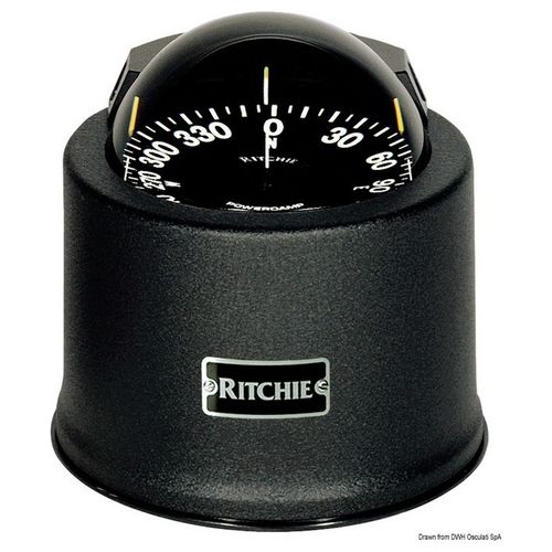 Ritchie navigation Bussola Ritchie Globemaster 5'''' chiesuola nera/nera 