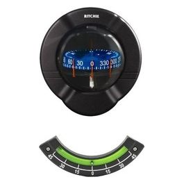Bussola Ritchie Venturi Sail 3''''3/4 nera/blu 