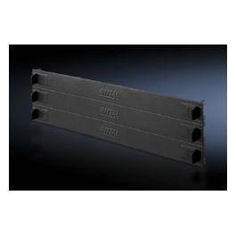 7151.305 Pannello Cieco Toolless 3U, Nero, in Plastica