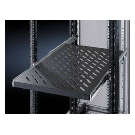 DK 5501.675 Ripiano Estraibile 1U per Armadio Rack, Nero