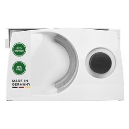 ritter 501.000 Markant 01 Affettatrice elettrica con motore ECO Bianco Slitta divisibile pieghevole