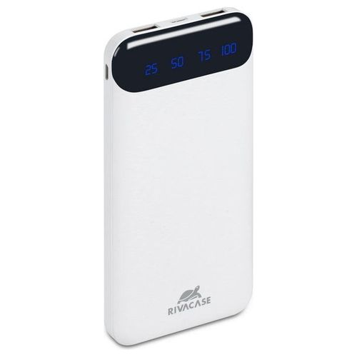 Rivacase Battery Bank 10.000 Mah per Smartphone e Tablet con Display