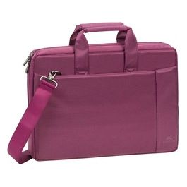 Rivacase Borsa per Notebook 15,6" Tasca Esterna Tracolla Antiscivolo Viola