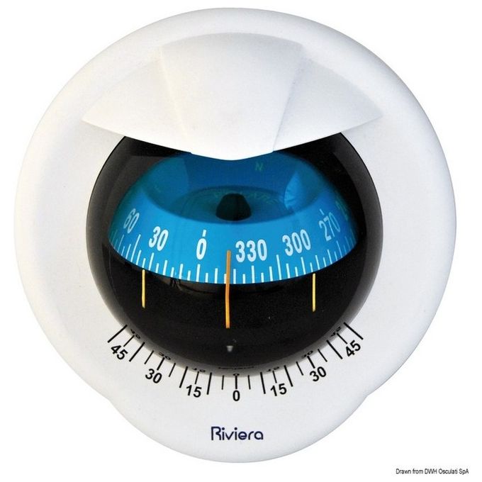 Image of Riviera Bussola Riviera Pegasus 4'''' bianca-blu