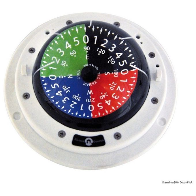 Image of Riviera Bussola tattica Riviera 3'''' bianca