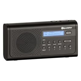 Roadstar Tra-300d+ Radio Portatile DAB/DAB+/FM Display LCD 2 Allarmi Sleep Timer Nero