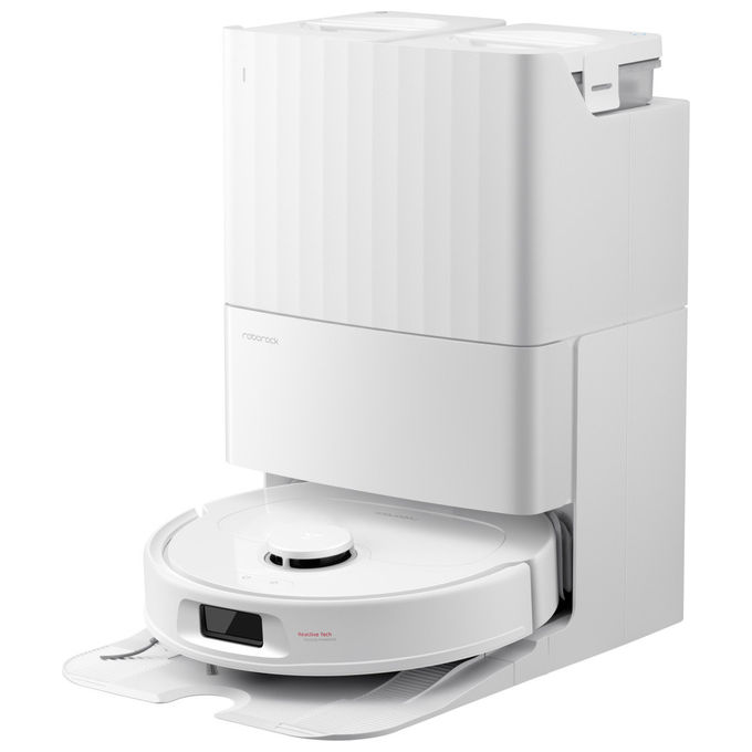 Roborock Robot Aspirapolvere QR 598 Combi Bianco Aspirazione 8000 Pa Wi-Fi