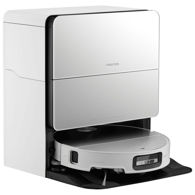 Roborock Saros 10 Aspirapolvere Robot Senza Sacchetto Bianco