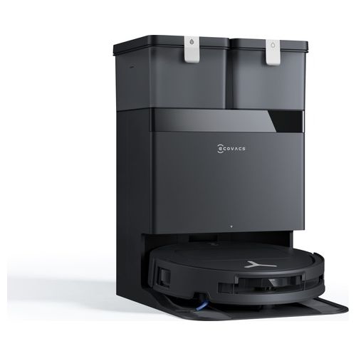 DEEBOTT50OMNIGEN3BLACK DEEBOT T50 OMNI Gen3 Robot aspirapolvere lavapavimenti AIVI 3D 3.0 25.000 Pa ZeroTangle 3.0 stazione OMNI All-in-One lavaggio a 75 °C colore Nero