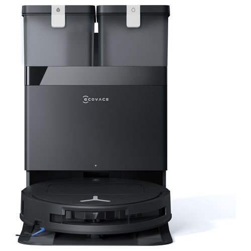 DEEBOTT50OMNIGEN3BLACK DEEBOT T50 OMNI Gen3 Robot aspirapolvere lavapavimenti AIVI 3D 3.0 25.000 Pa ZeroTangle 3.0 stazione OMNI All-in-One lavaggio a 75 °C colore Nero