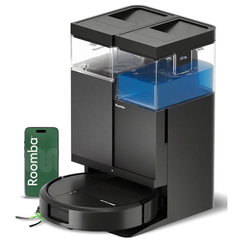 N285040 Roomba Plus 515 Combo Robot aspirapolvere LiDAR autonomia 295 min Wi-Fi EPA 22000 Pa colore Nero