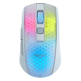 Roccat Burst Pro Air Mouse Ottico da Gioco RGB Wireless Bianco