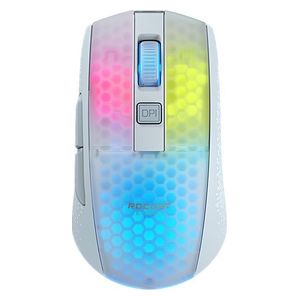Roccat Burst Pro Air Mouse Ottico da Gioco RGB Wireless Bianco