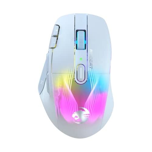 Roccat Kone XP Air Mouse Wireless RGB Ergonomico da Gioco Bianco